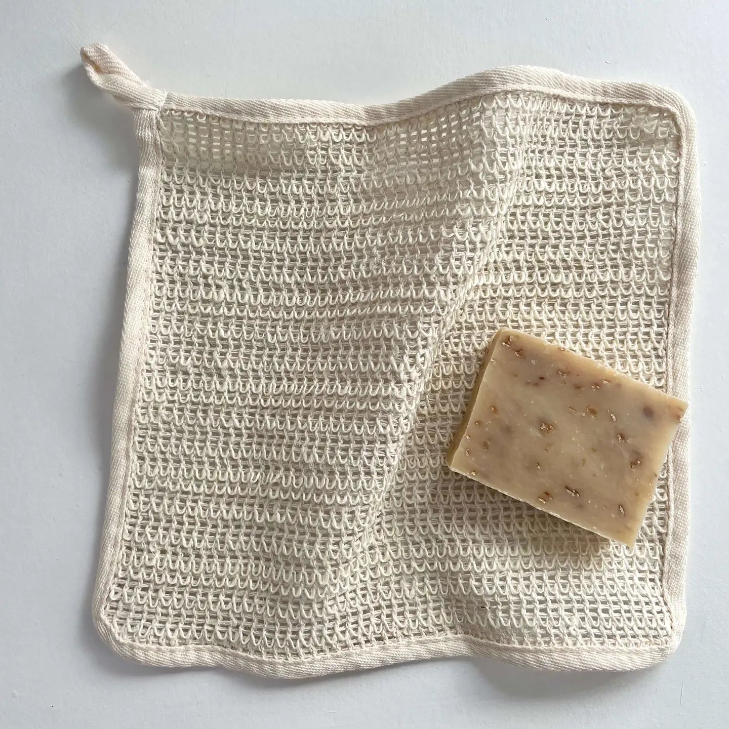 Exfoliating  sisal washcloth