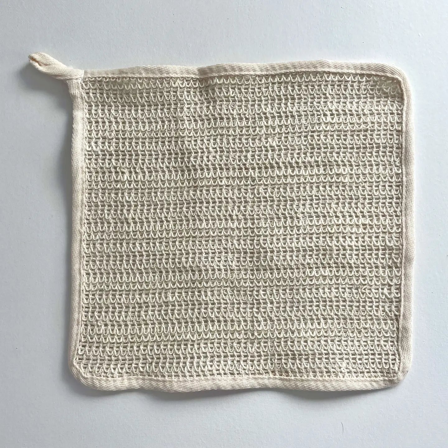 Exfoliating  sisal washcloth